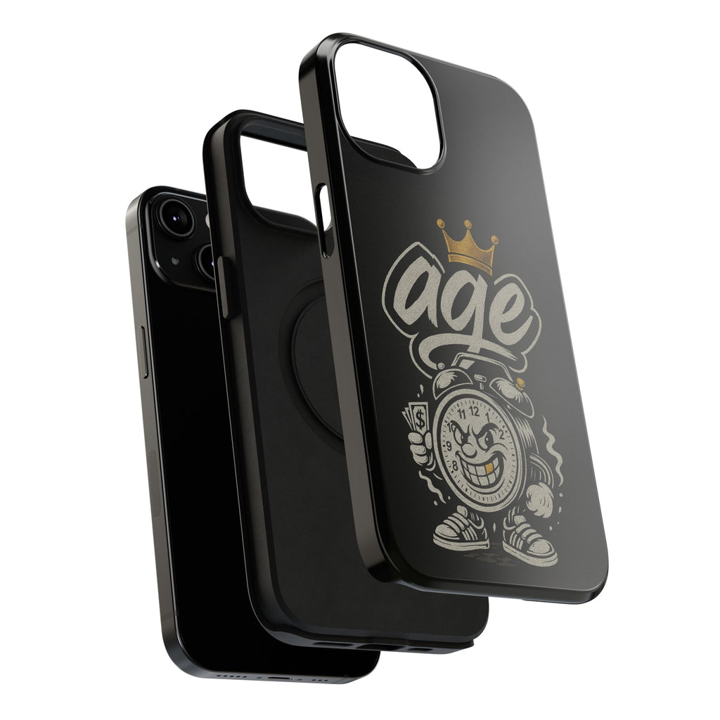 Vintage Alarm Clock Character phone case | Impact-Resistant Cases