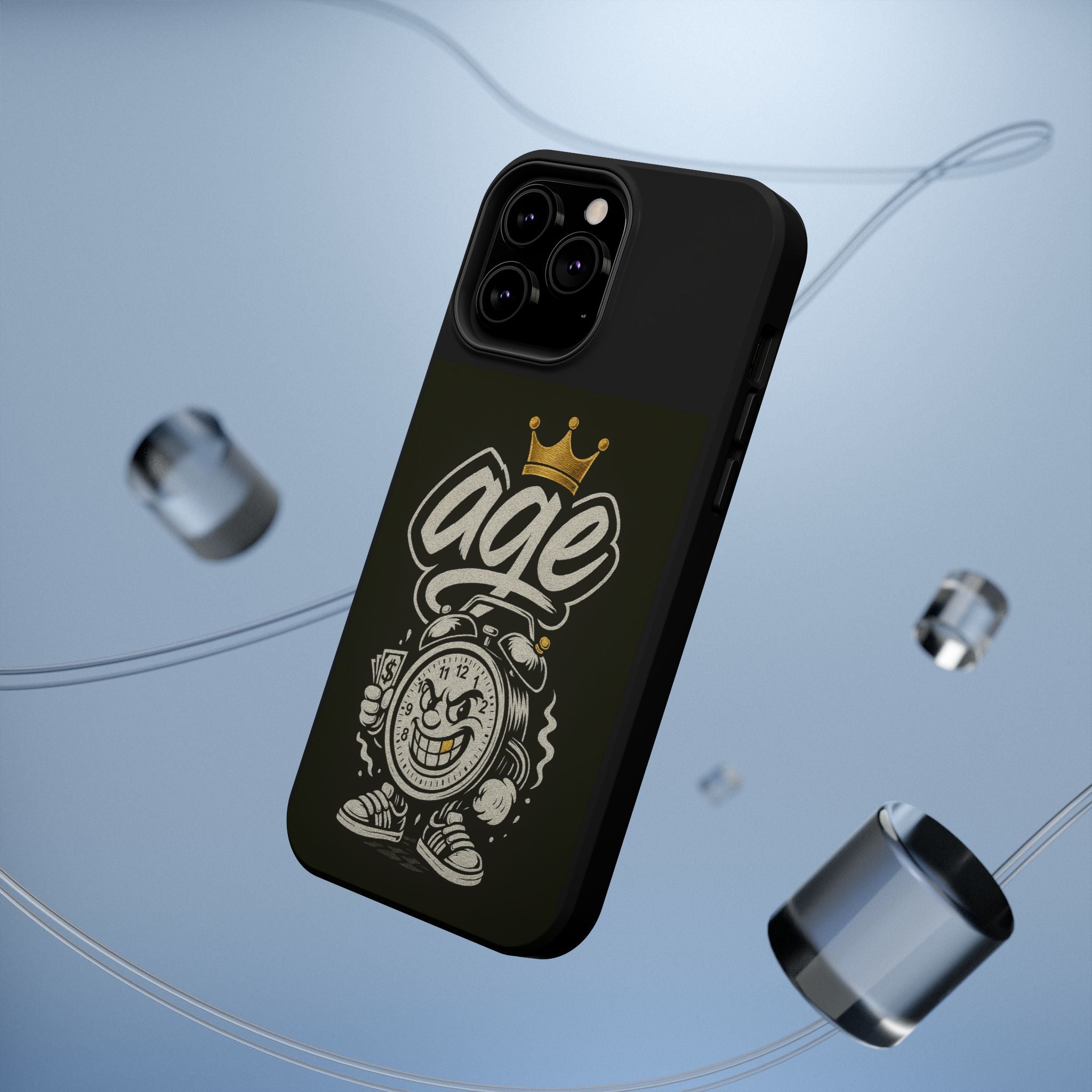 Vintage Alarm Clock Character phone case | Impact-Resistant Cases