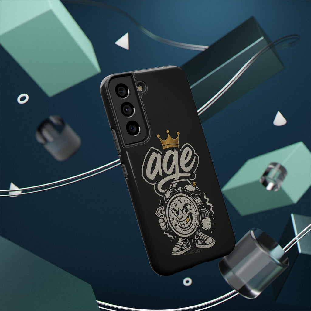 Vintage Alarm Clock Character phone case | Impact-Resistant Cases