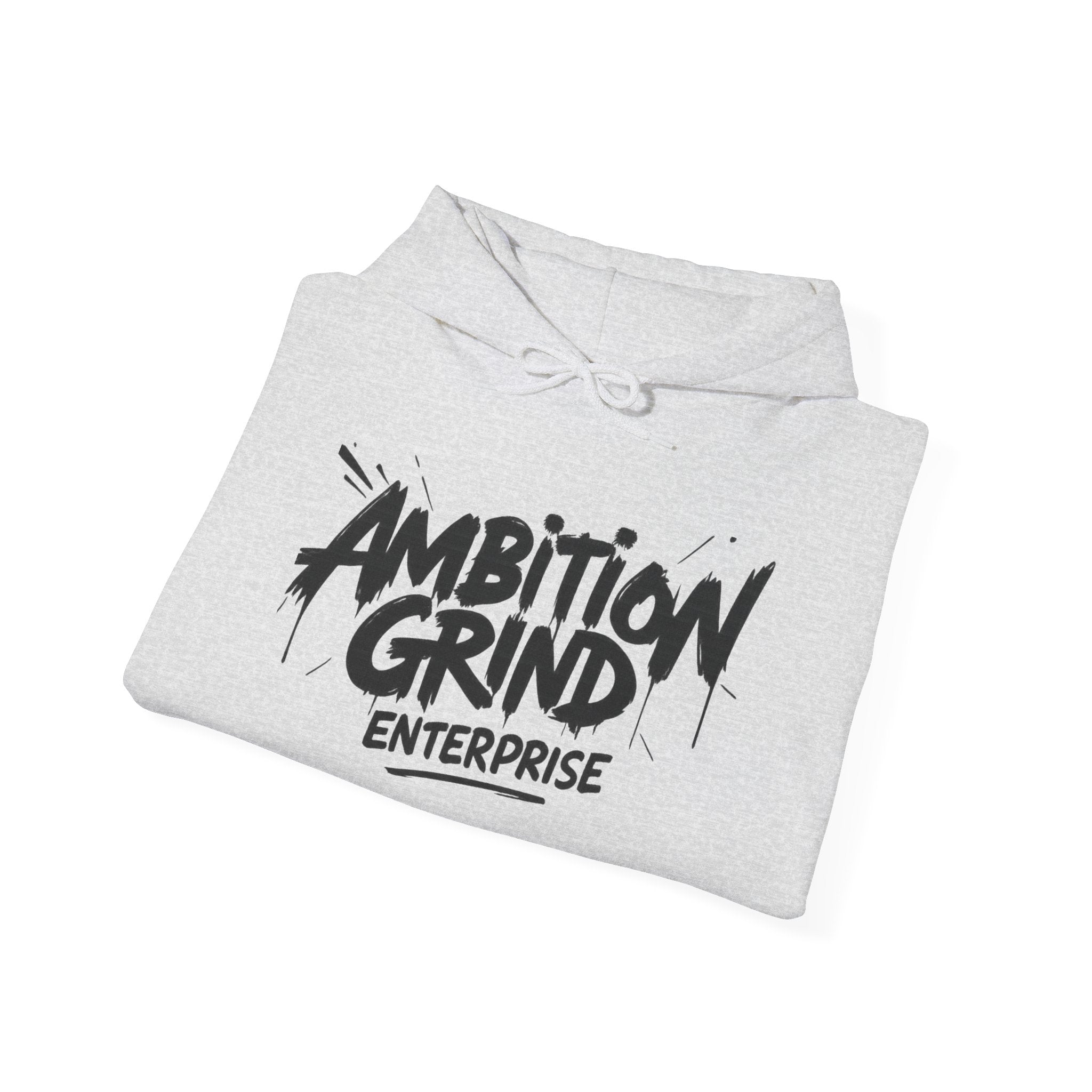 Ambition Grind Enterprise Hoodie | Motivational Streetwear, Graphic Logo