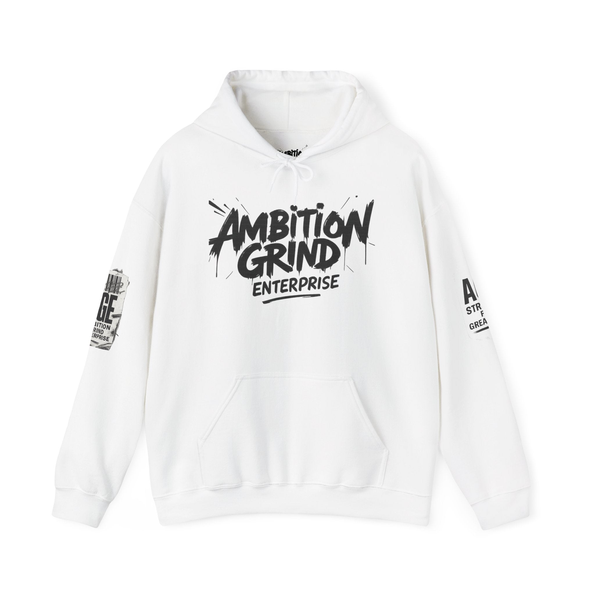 Ambition Grind Enterprise Hoodie | Motivational Streetwear, Graphic Logo