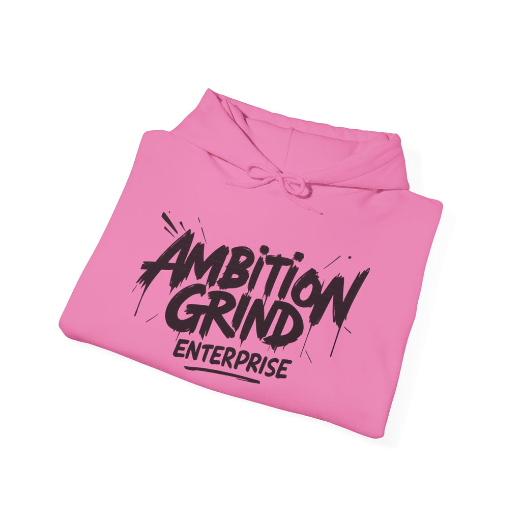 Ambition Grind Enterprise Hoodie | Motivational Streetwear, Graphic Logo
