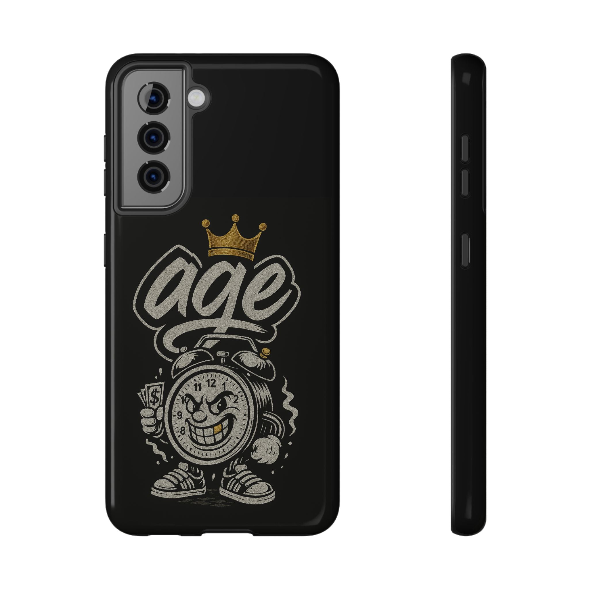 Vintage Alarm Clock Character phone case | Impact-Resistant Cases