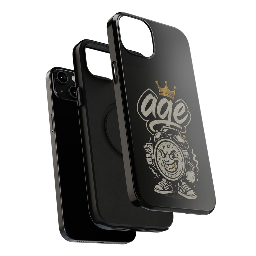 Vintage Alarm Clock Character phone case | Impact-Resistant Cases