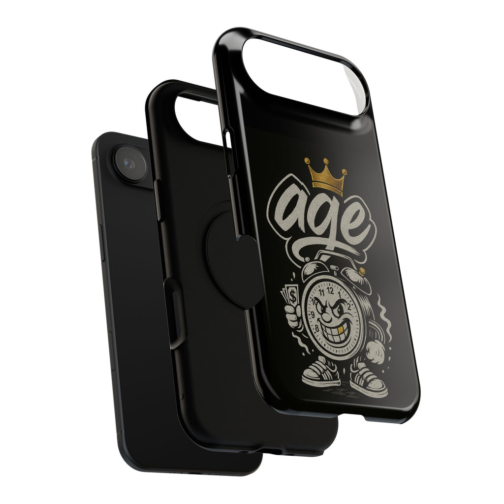 Vintage Alarm Clock Character phone case | Impact-Resistant Cases