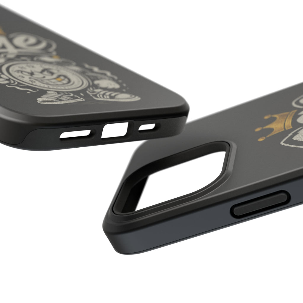 Vintage Alarm Clock Character phone case | Impact-Resistant Cases