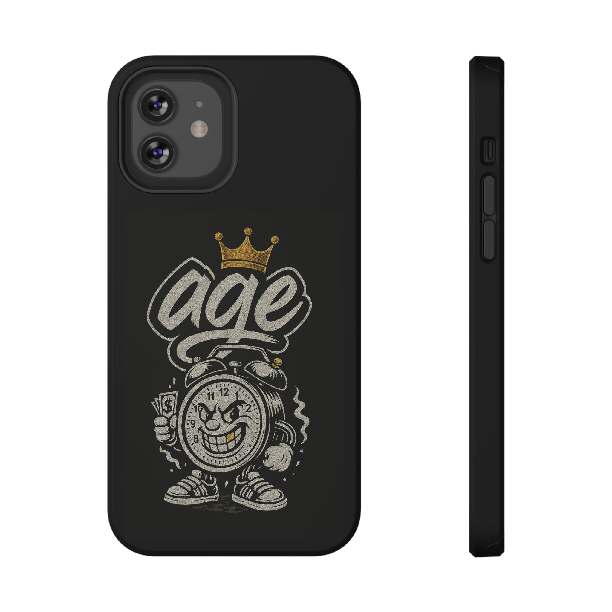 Vintage Alarm Clock Character phone case | Impact-Resistant Cases