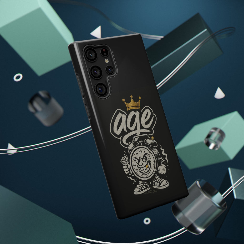 Vintage Alarm Clock Character phone case | Impact-Resistant Cases