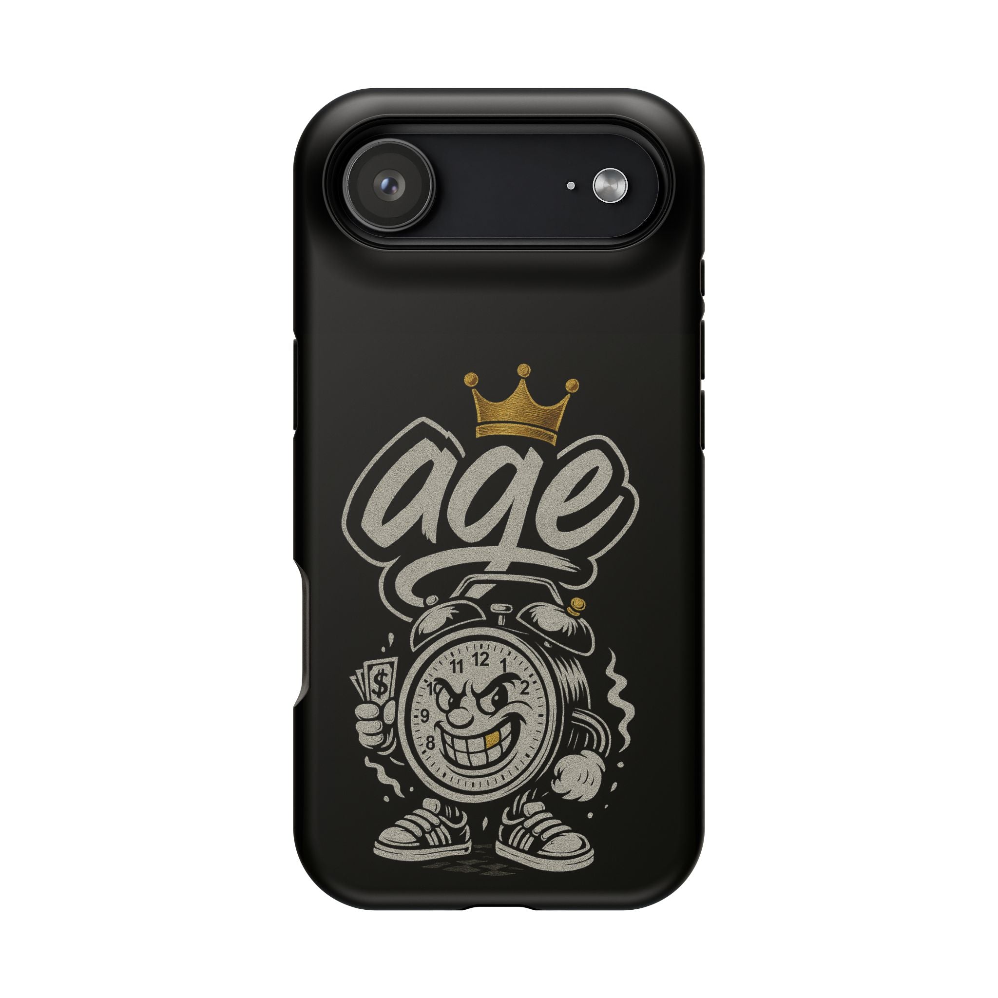 Vintage Alarm Clock Character phone case | Impact-Resistant Cases