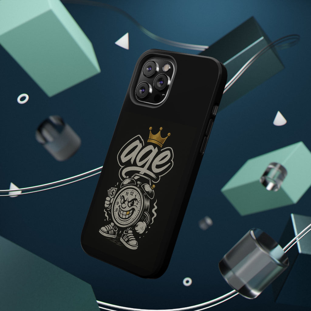 Vintage Alarm Clock Character phone case | Impact-Resistant Cases