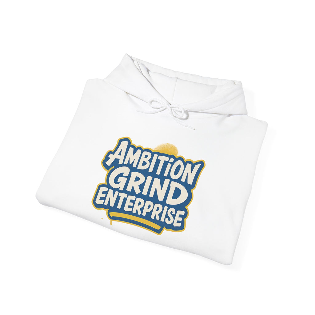 Ambition Grind Enterprise Hoodie | Motivational Logo Sweatshirt