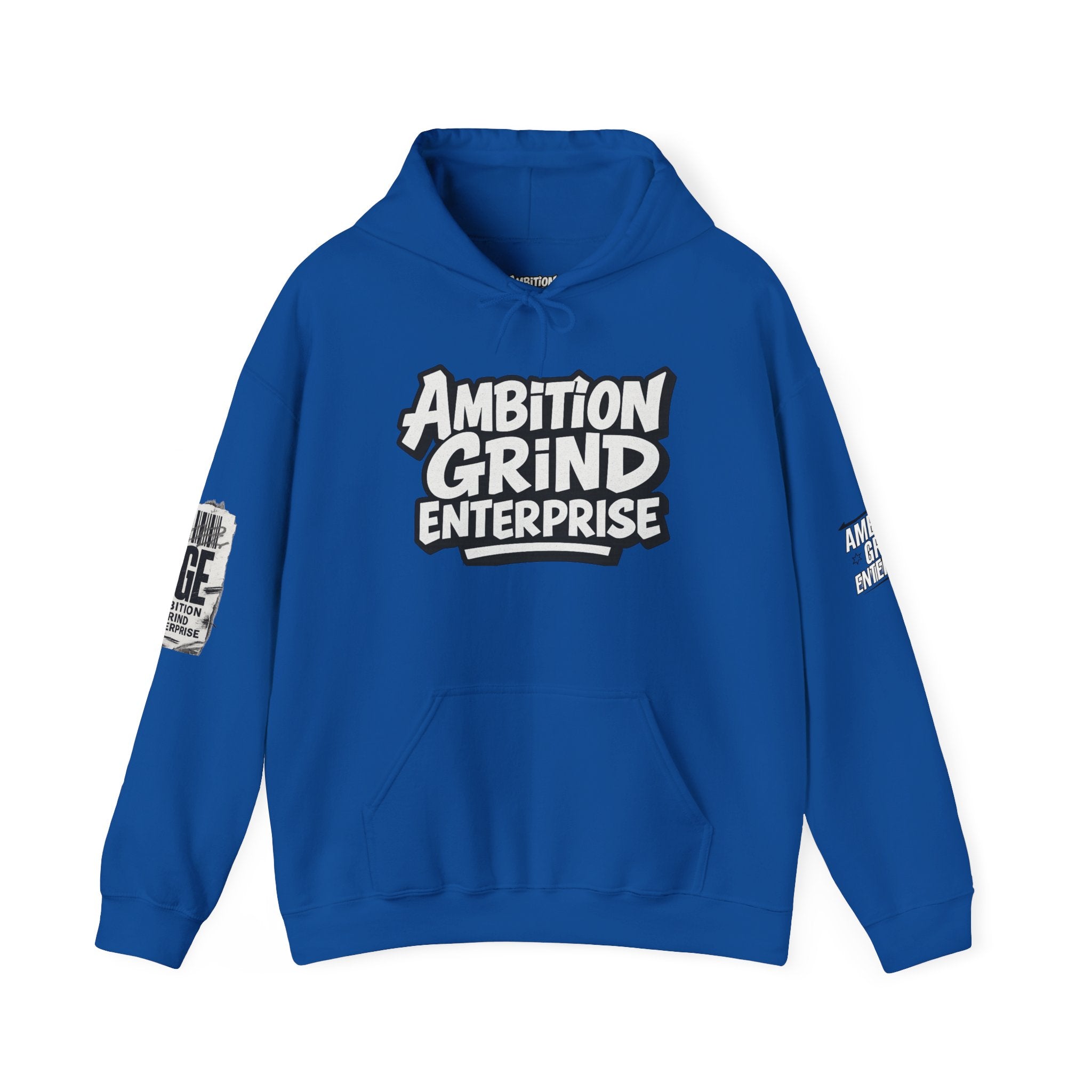 Ambition Grind Enterprise Hoodie | Motivational Graphic Hooded Sweatshirt