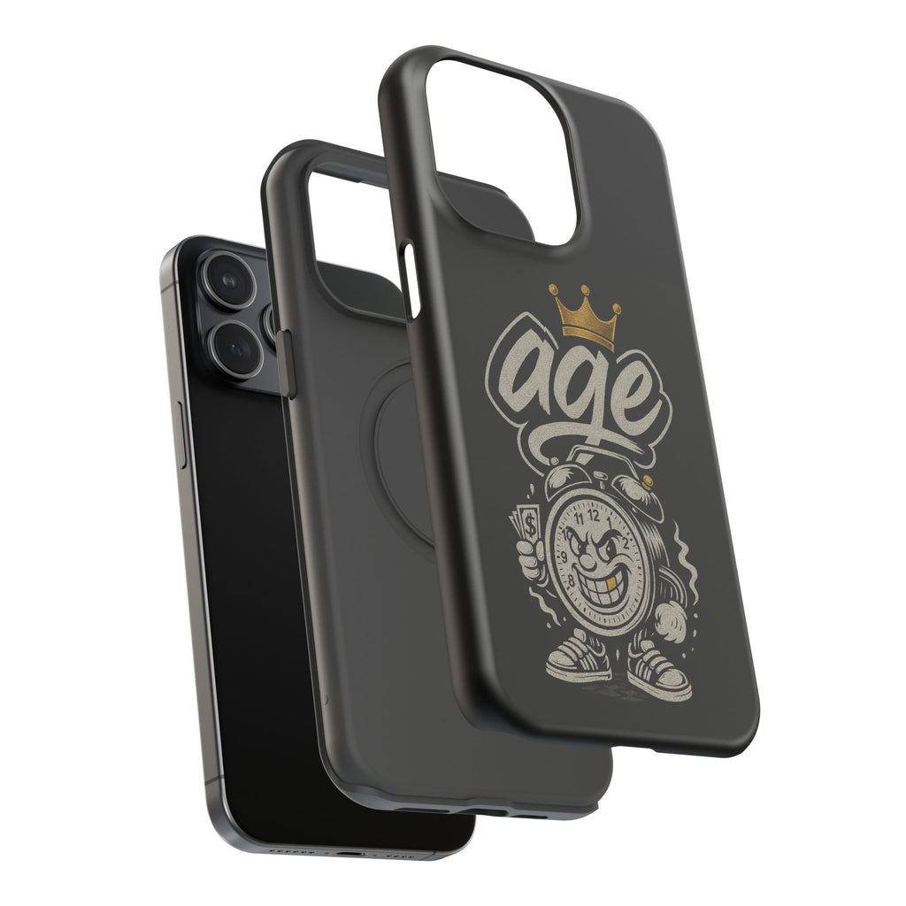 Vintage Alarm Clock Character phone case | Impact-Resistant Cases