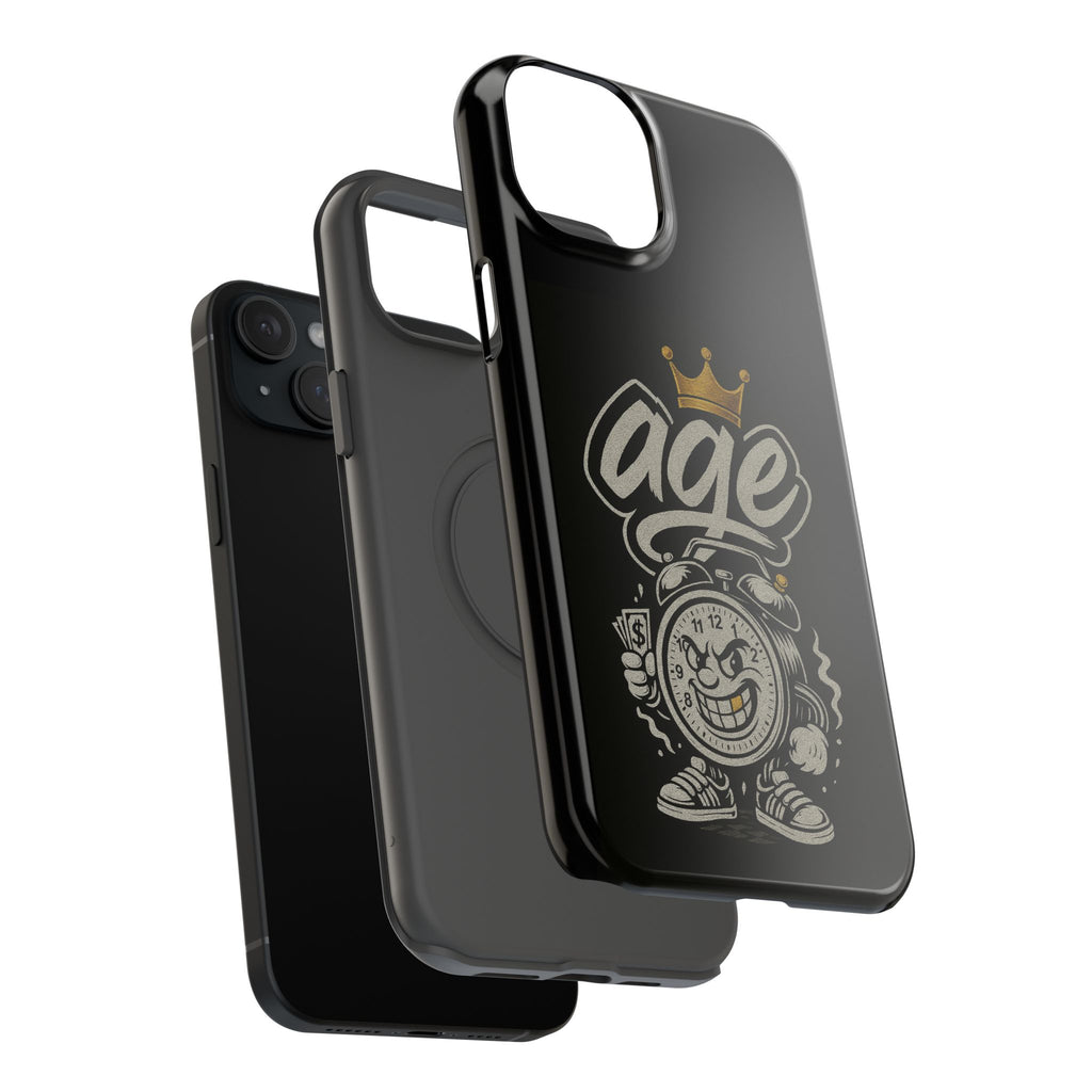 Vintage Alarm Clock Character phone case | Impact-Resistant Cases