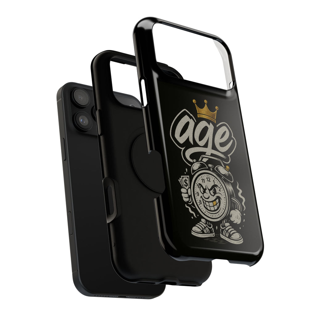 Vintage Alarm Clock Character phone case | Impact-Resistant Cases