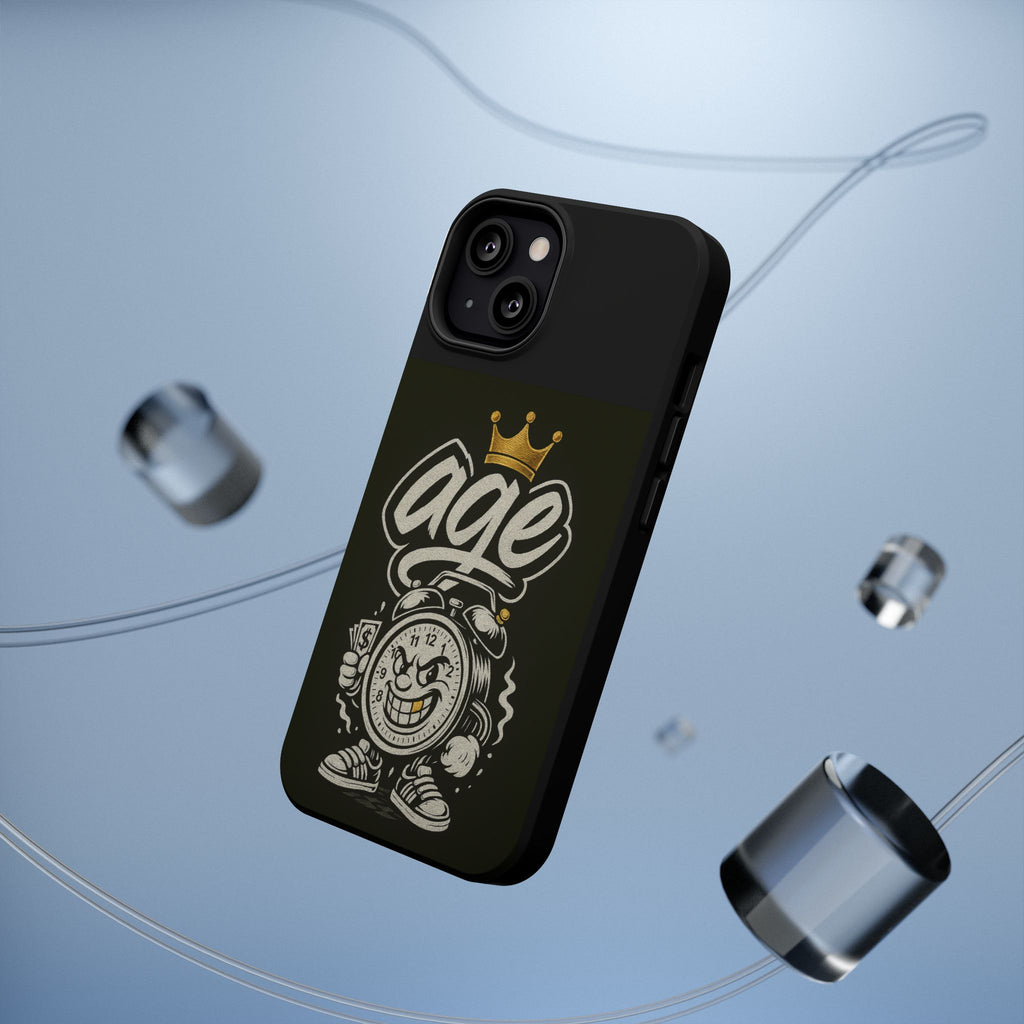 Vintage Alarm Clock Character phone case | Impact-Resistant Cases