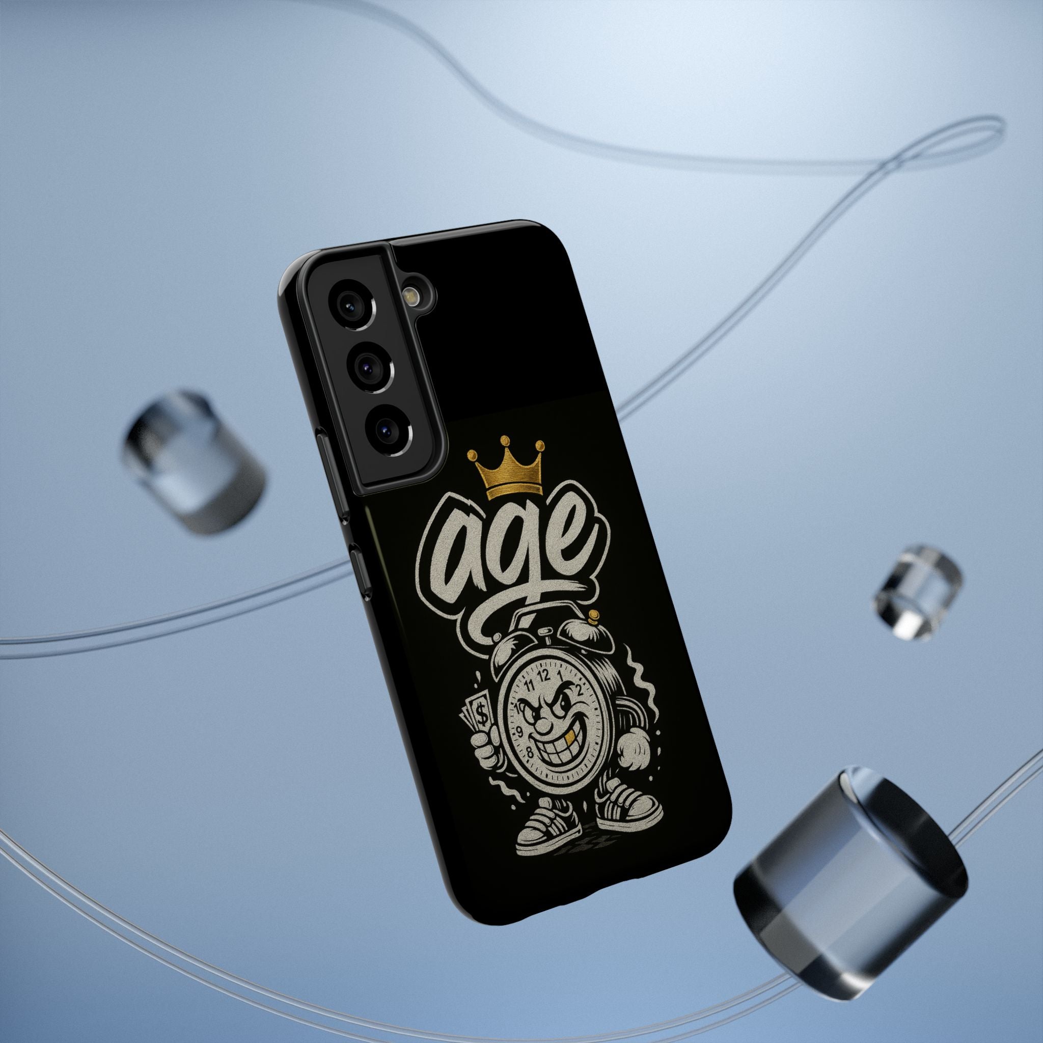 Vintage Alarm Clock Character phone case | Impact-Resistant Cases