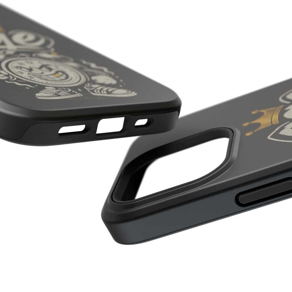 Vintage Alarm Clock Character phone case | Impact-Resistant Cases