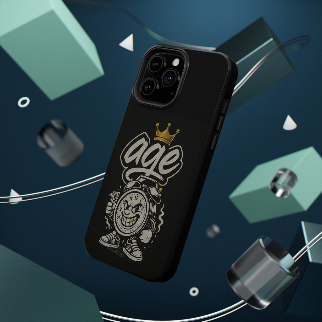 Vintage Alarm Clock Character phone case | Impact-Resistant Cases