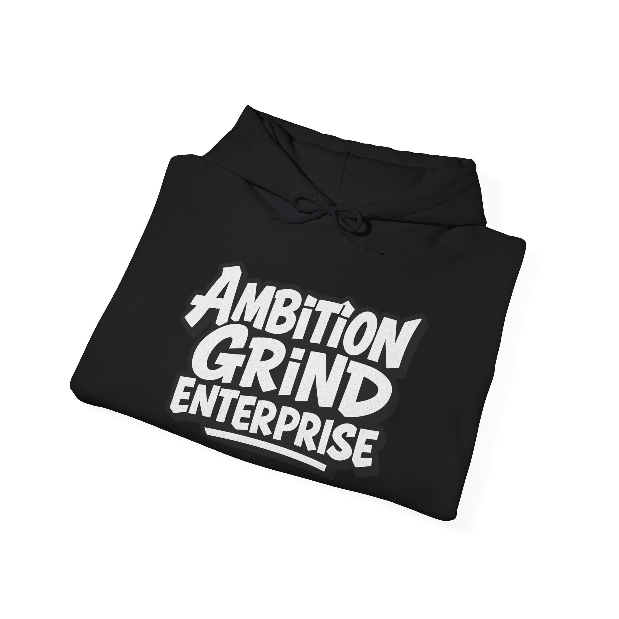 Ambition Grind Enterprise Hoodie | Motivational Graphic Hooded Sweatshirt