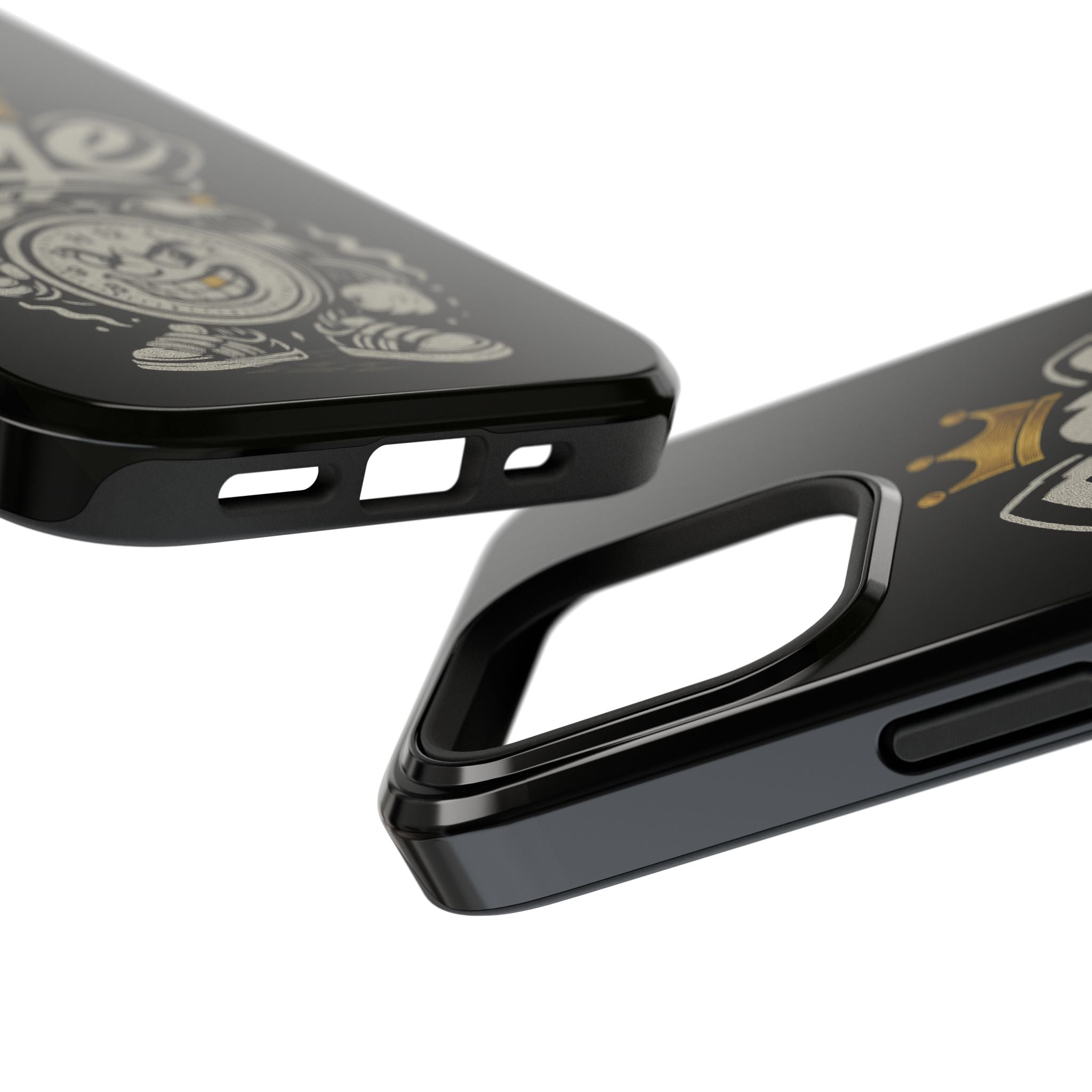 Vintage Alarm Clock Character phone case | Impact-Resistant Cases