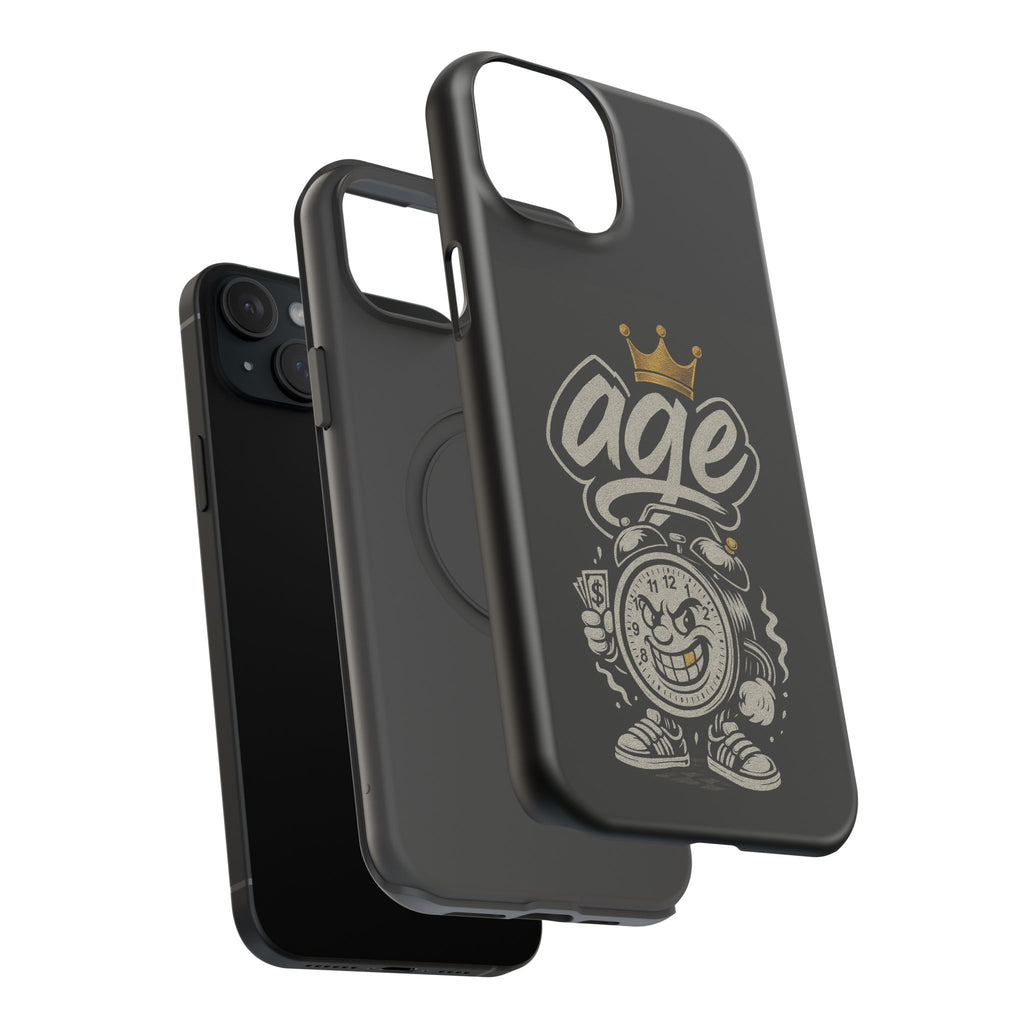Vintage Alarm Clock Character phone case | Impact-Resistant Cases