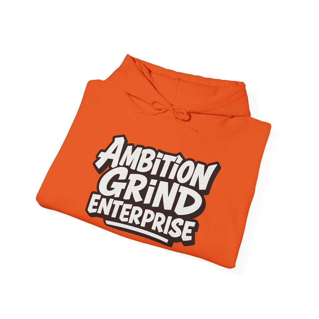 Ambition Grind Enterprise Hoodie | Motivational Graphic Hooded Sweatshirt