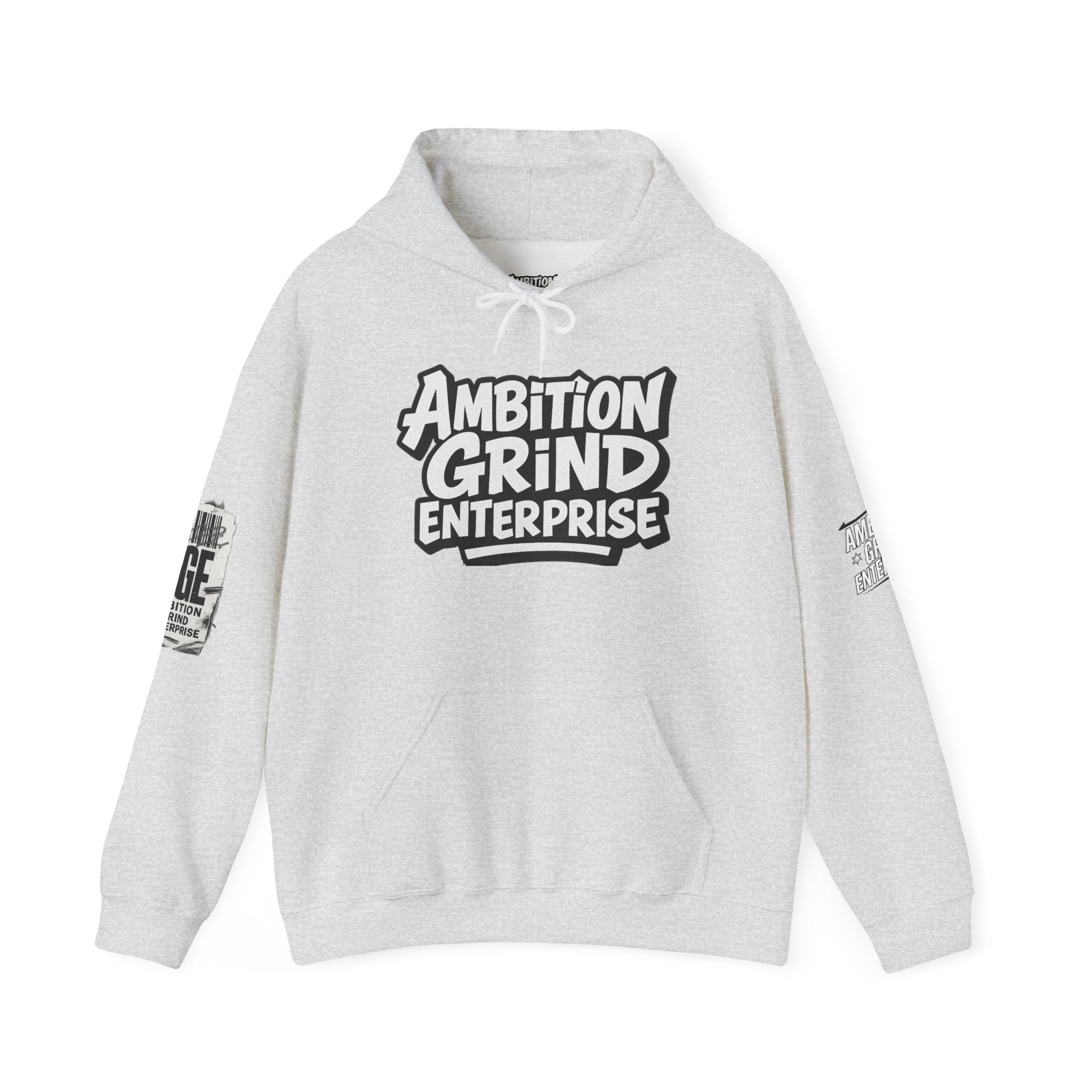 Ambition Grind Enterprise Hoodie | Motivational Graphic Hooded Sweatshirt