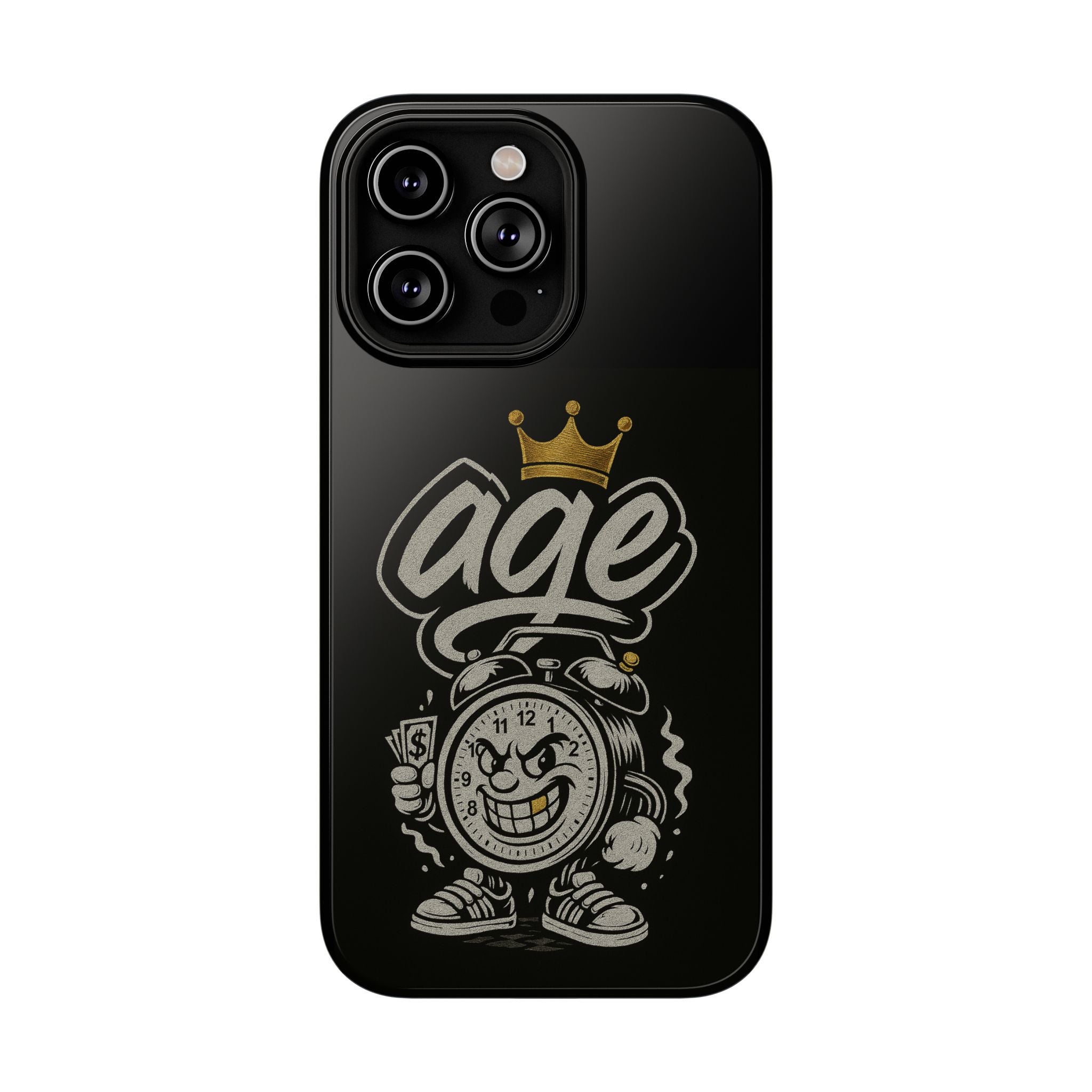 Vintage Alarm Clock Character phone case | Impact-Resistant Cases