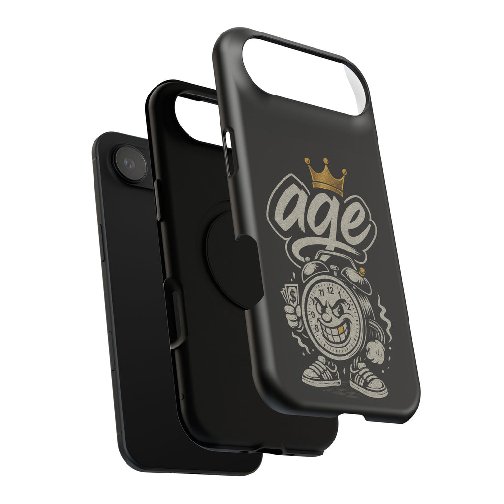 Vintage Alarm Clock Character phone case | Impact-Resistant Cases