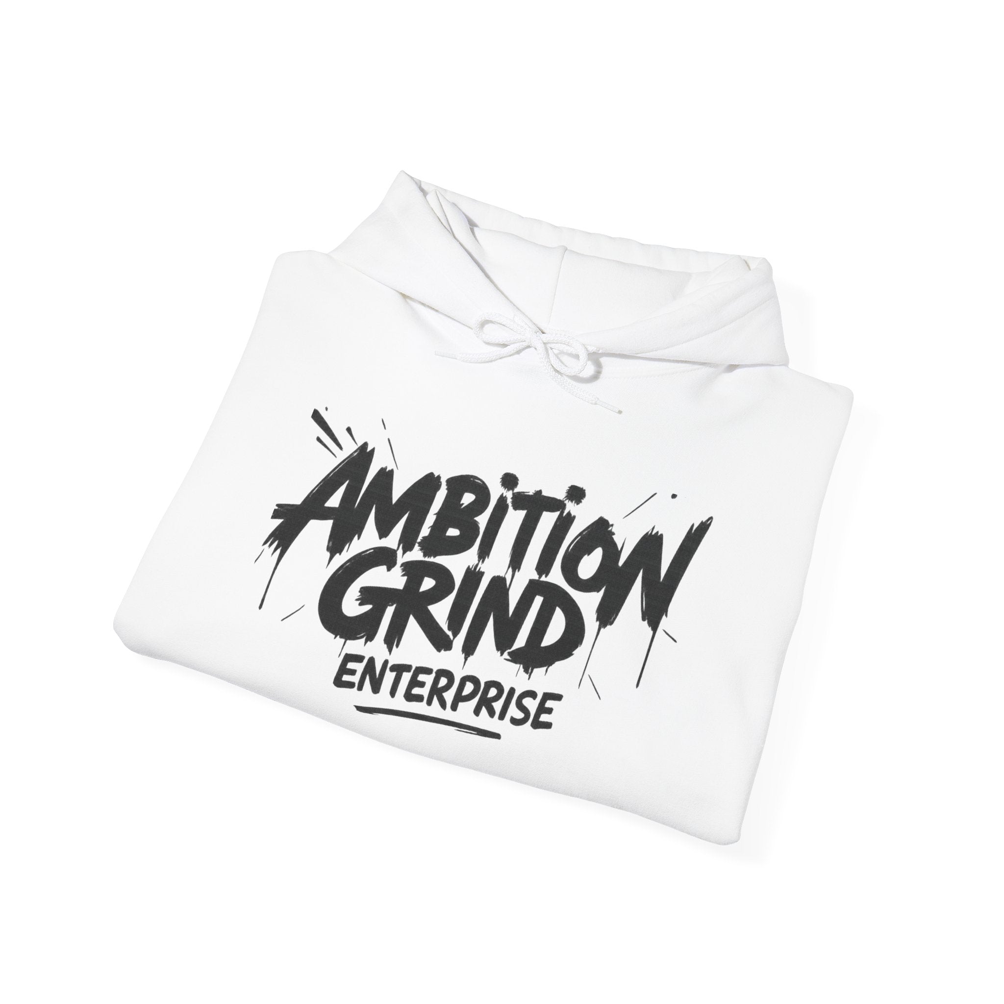 Ambition Grind Enterprise Hoodie | Motivational Streetwear, Graphic Logo