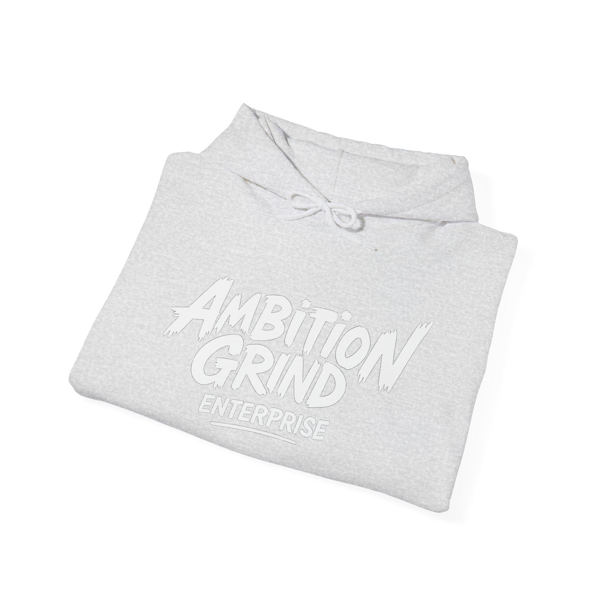 Ambition Grind logo Hoodie | Motivational Typography Sweatshirt