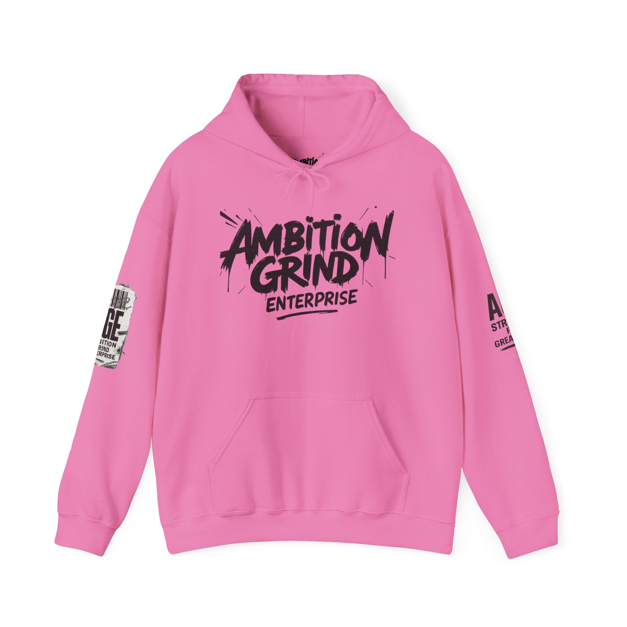 Ambition Grind Enterprise Hoodie | Motivational Streetwear, Graphic Logo