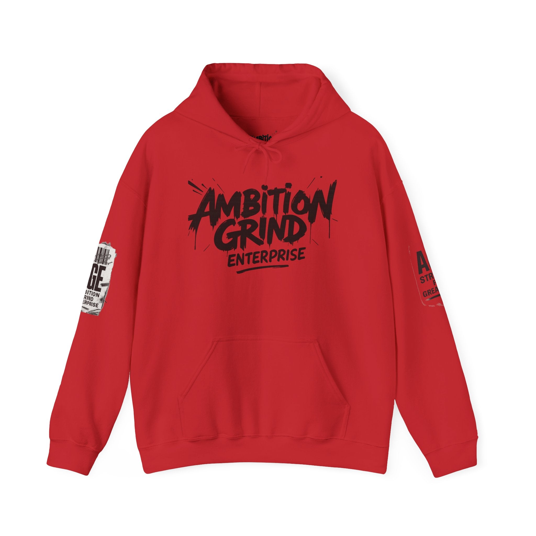 Ambition Grind Enterprise Hoodie | Motivational Streetwear, Graphic Logo