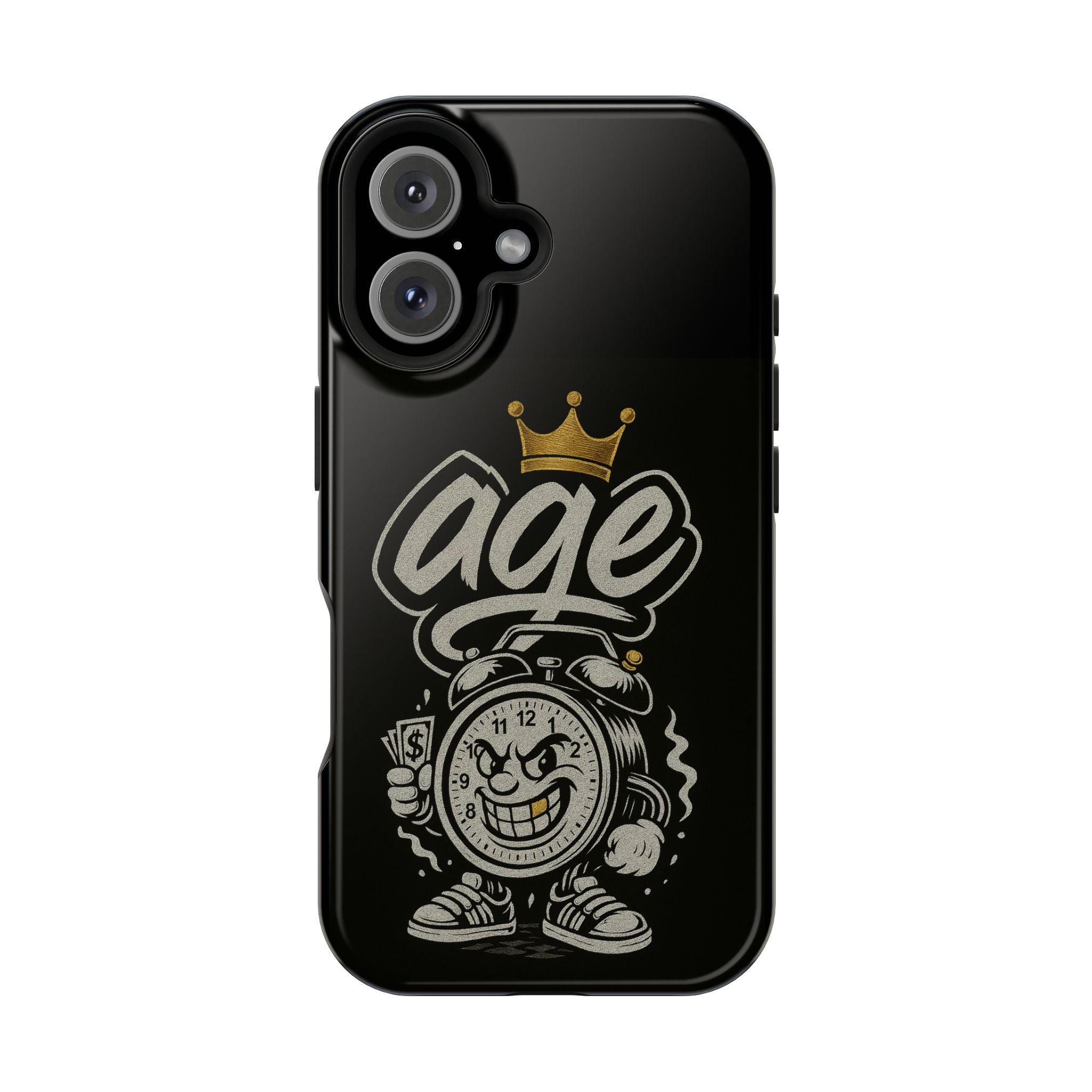 Vintage Alarm Clock Character phone case | Impact-Resistant Cases