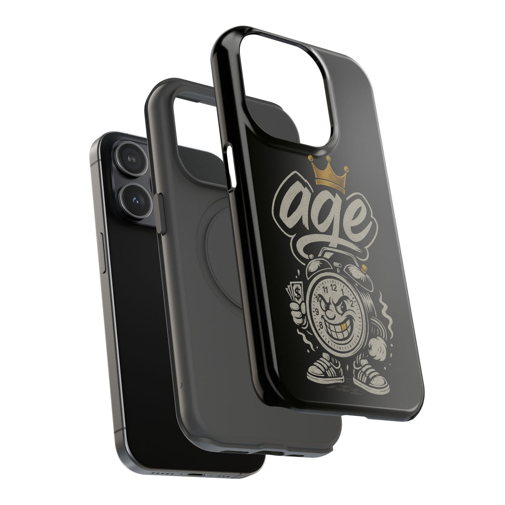 Vintage Alarm Clock Character phone case | Impact-Resistant Cases