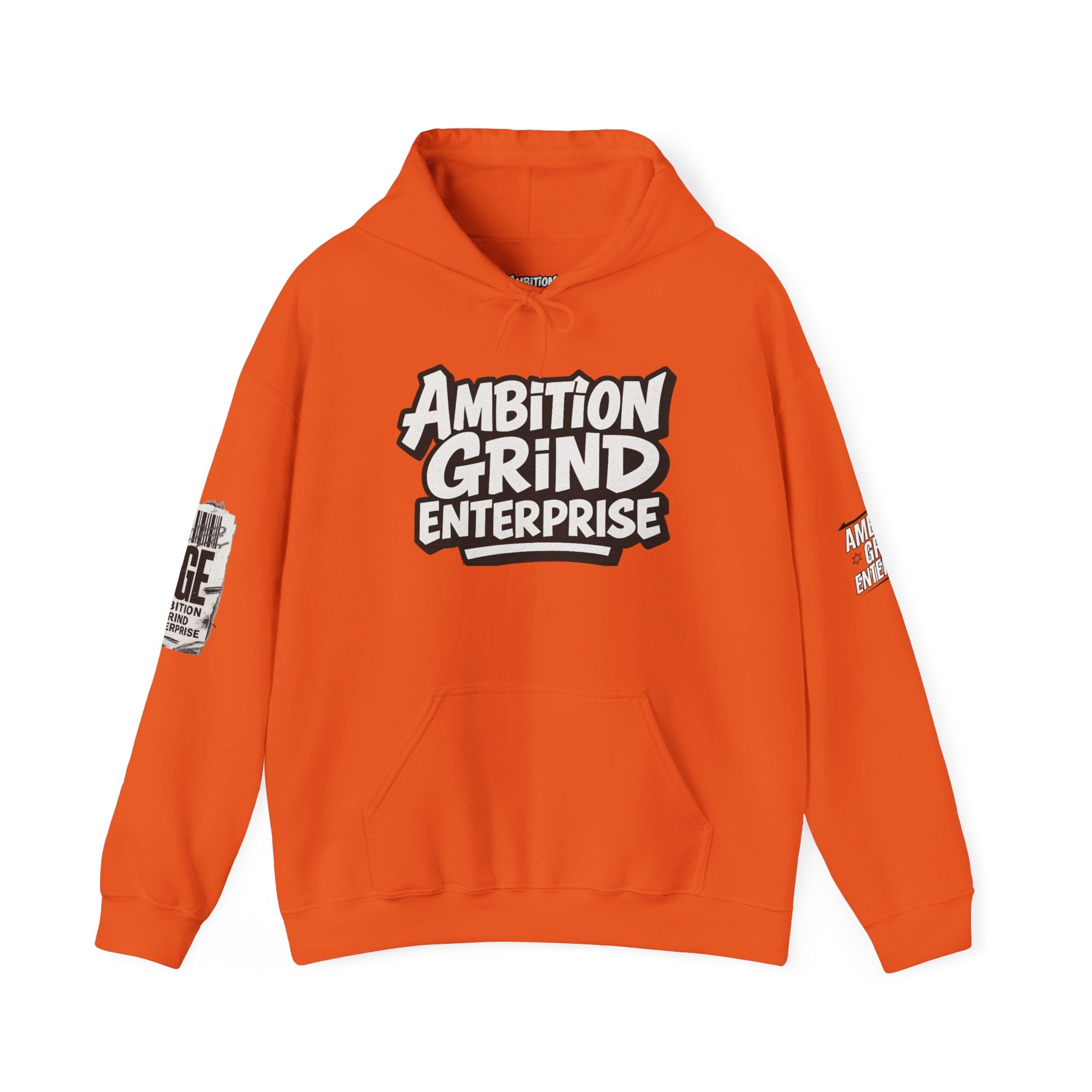 Ambition Grind Enterprise Hoodie | Motivational Graphic Hooded Sweatshirt