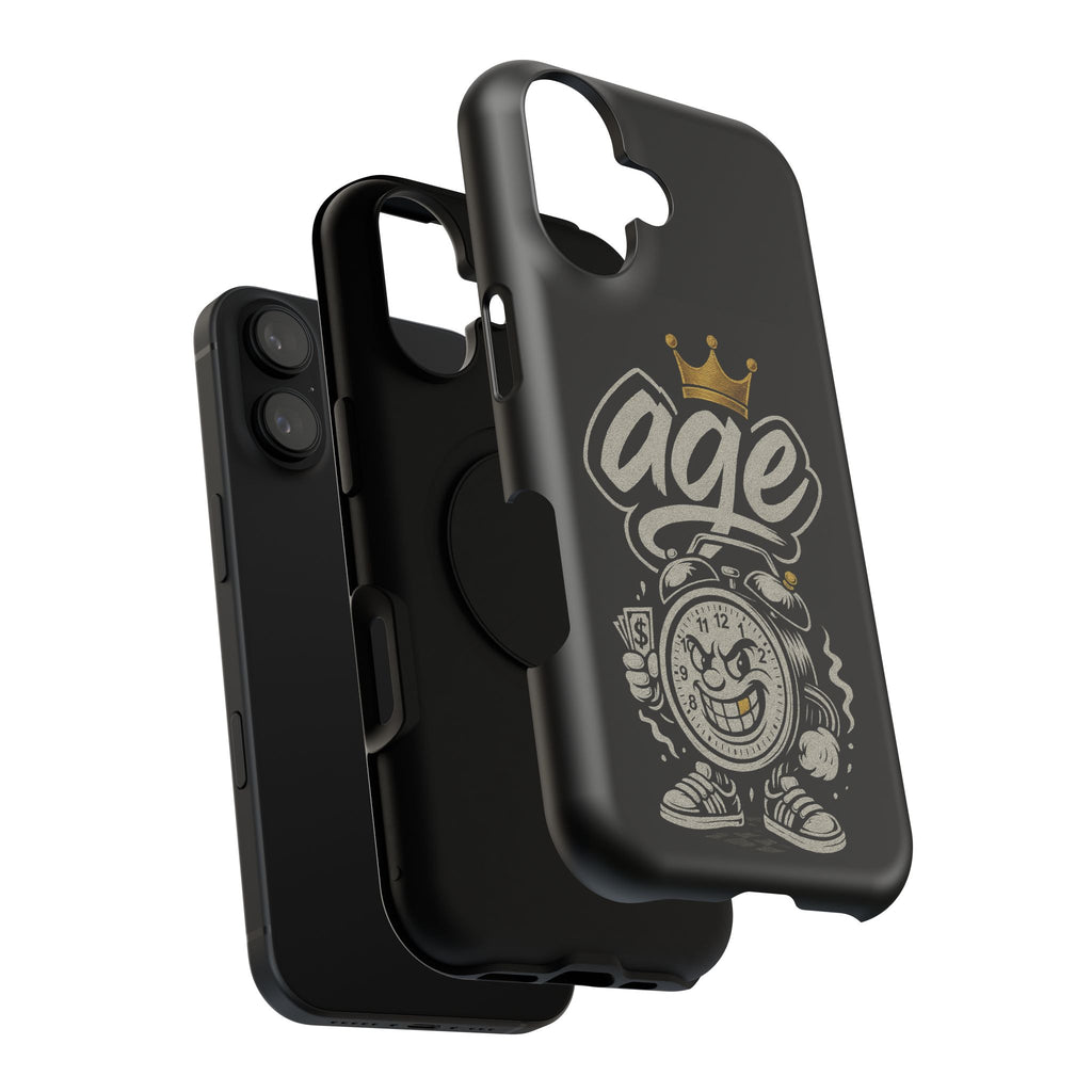Vintage Alarm Clock Character phone case | Impact-Resistant Cases