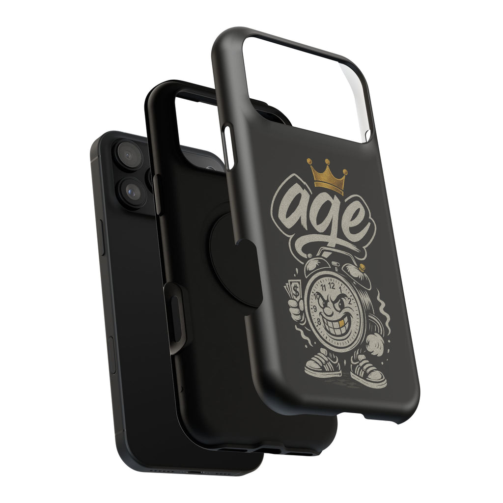 Vintage Alarm Clock Character phone case | Impact-Resistant Cases
