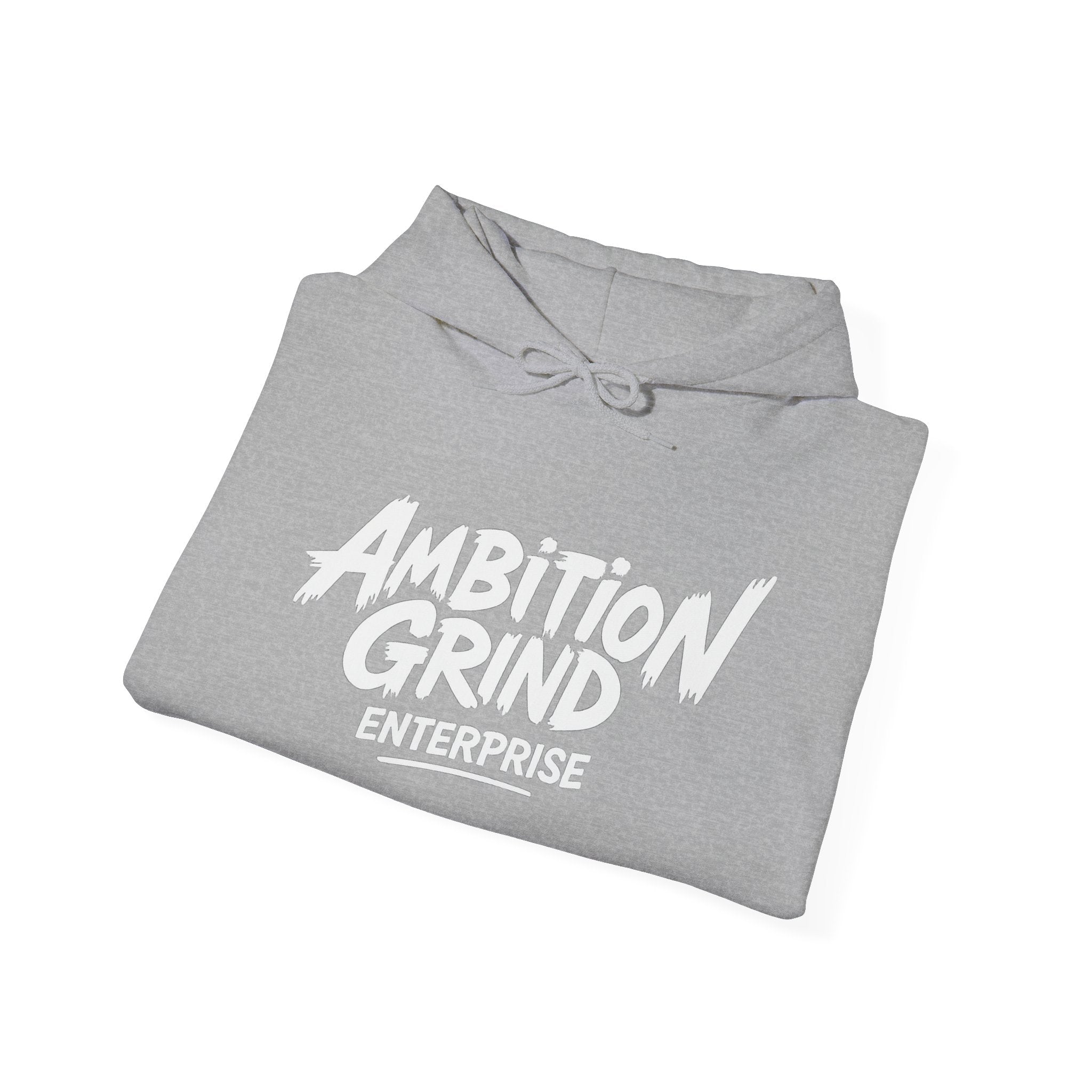 Ambition Grind logo Hoodie | Motivational Typography Sweatshirt