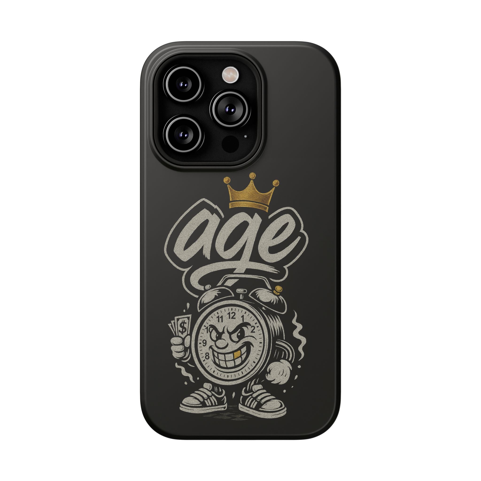 Vintage Alarm Clock Character phone case | Impact-Resistant Cases