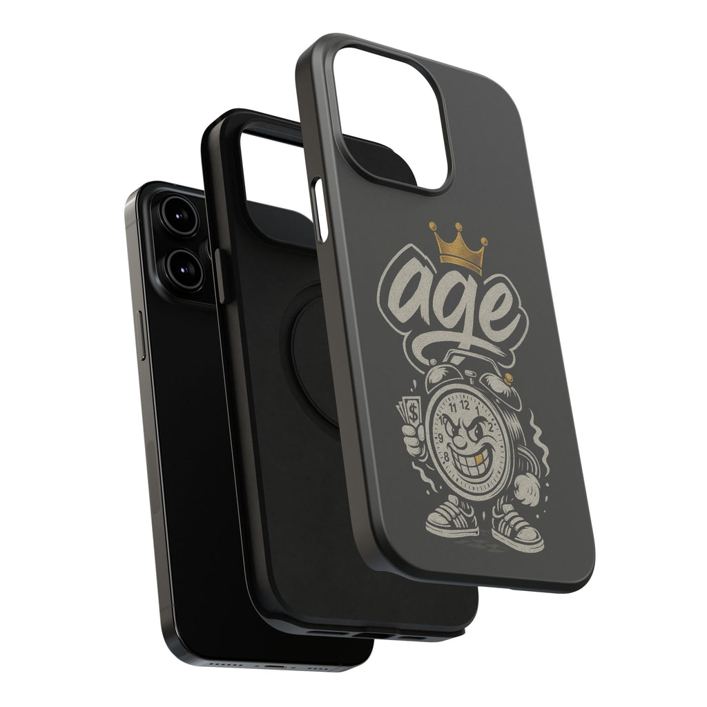 Vintage Alarm Clock Character phone case | Impact-Resistant Cases