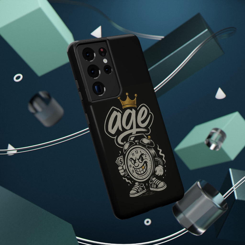 Vintage Alarm Clock Character phone case | Impact-Resistant Cases