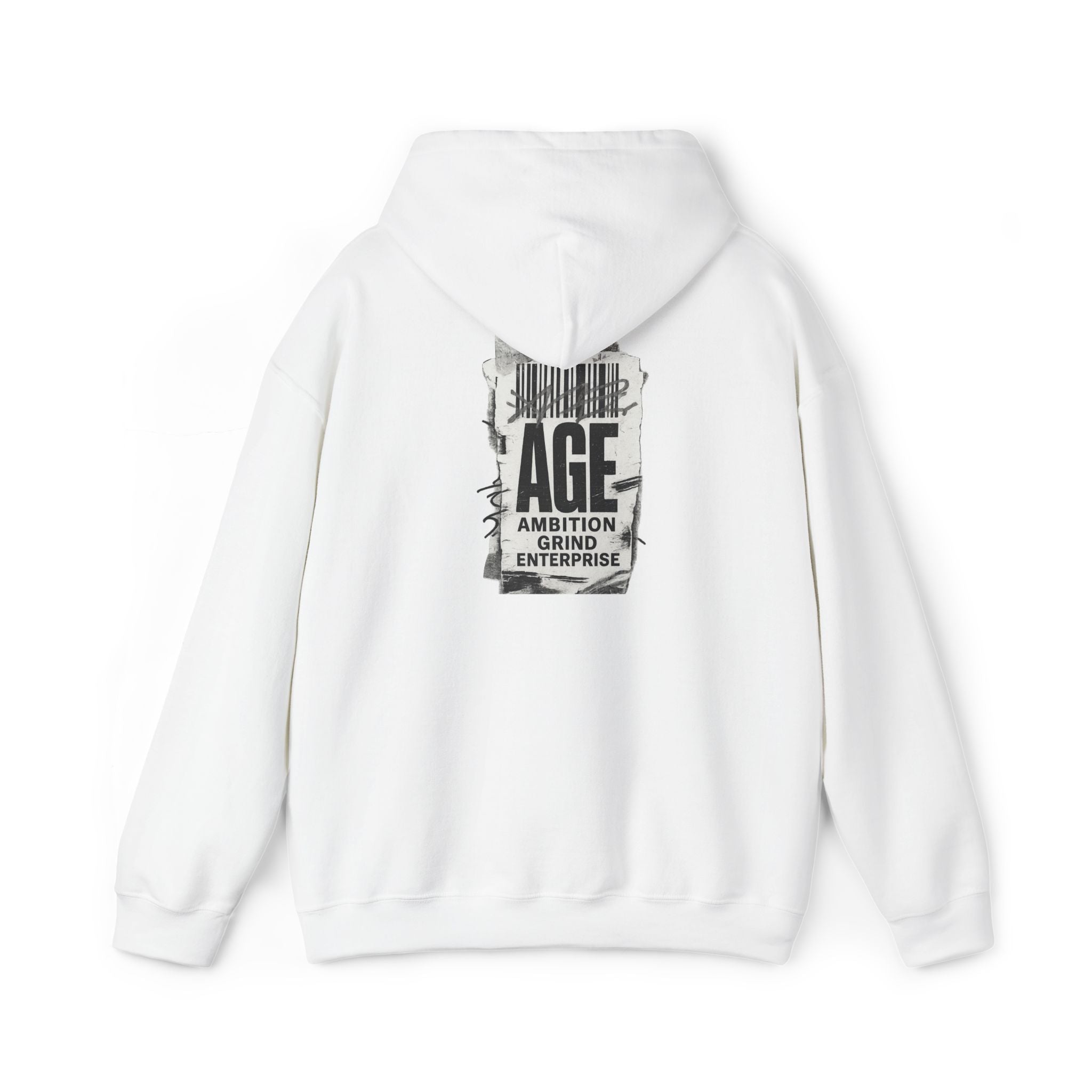 Ambition Grind Enterprise Hoodie | Neon Graffiti Logo, Streetwear