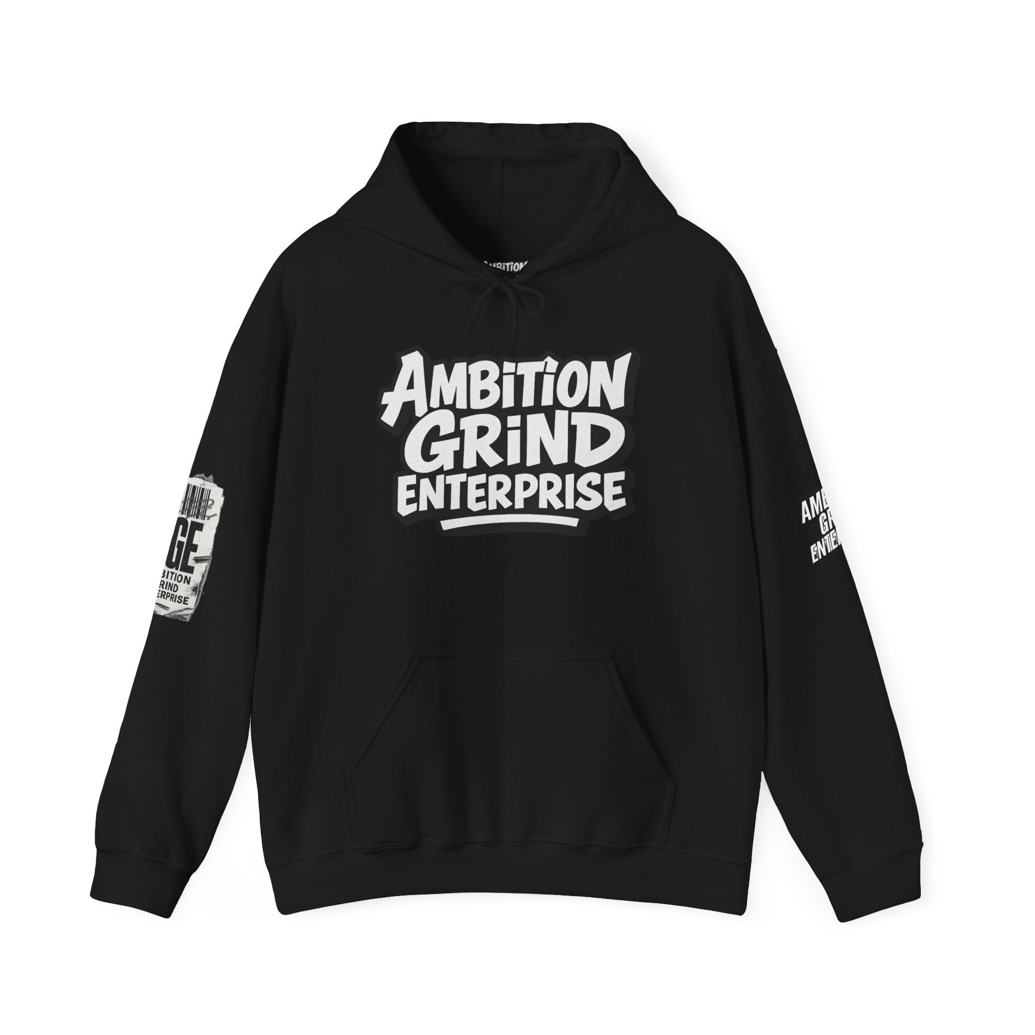 Ambition Grind Enterprise Hoodie | Motivational Graphic Hooded Sweatshirt