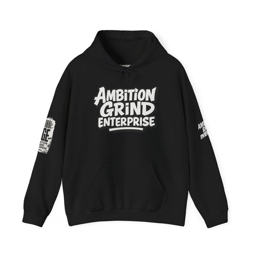 Ambition Grind Enterprise Hoodie | Motivational Graphic Hooded Sweatshirt