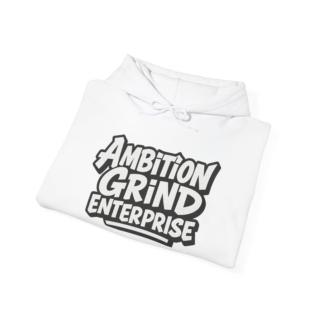 Ambition Grind Enterprise Hoodie | Motivational Graphic Hooded Sweatshirt