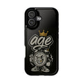 Vintage Alarm Clock Character phone case | Impact-Resistant Cases