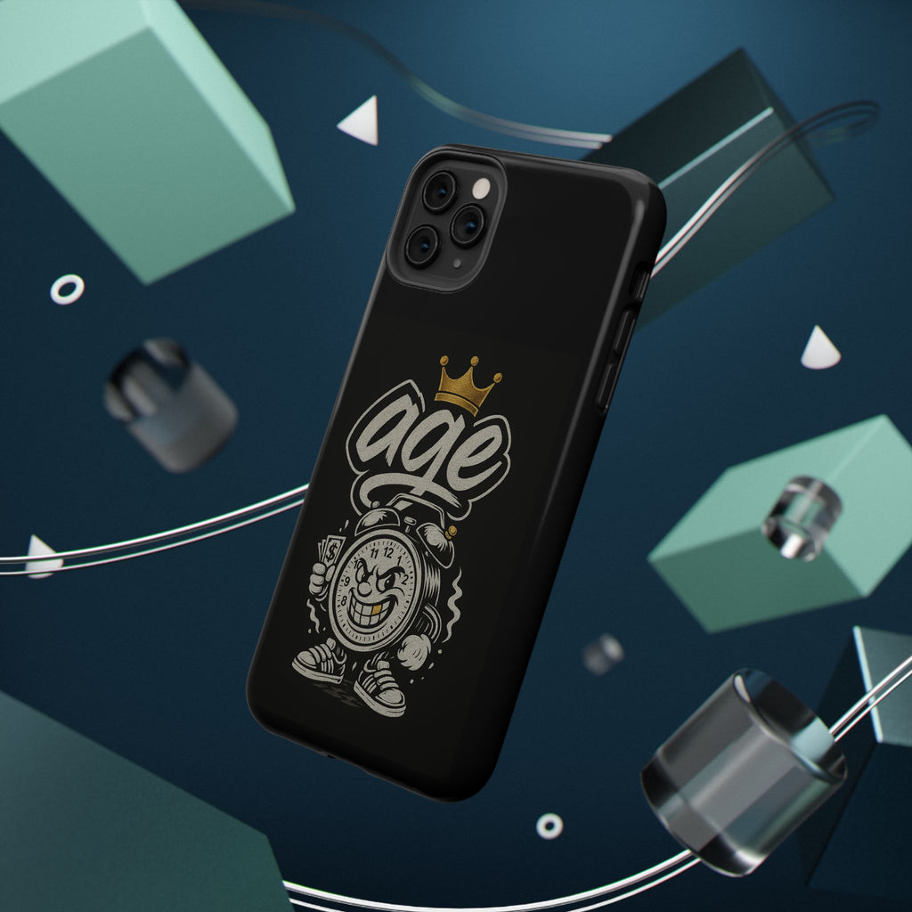 Vintage Alarm Clock Character phone case | Impact-Resistant Cases