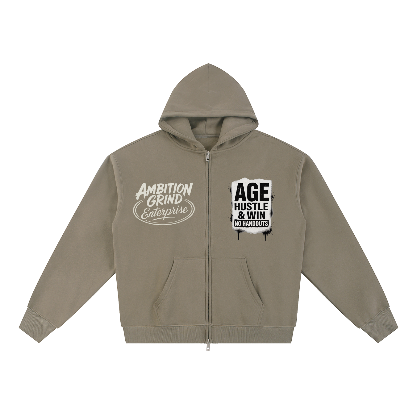 Essential Fleece Zip-Through Hoodie